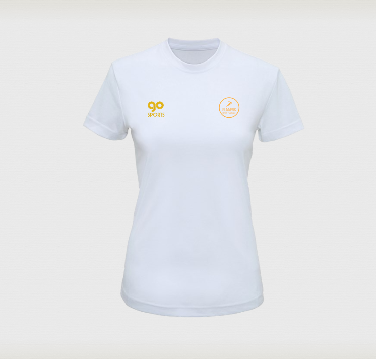 The Runners Diary Ladies Tee White