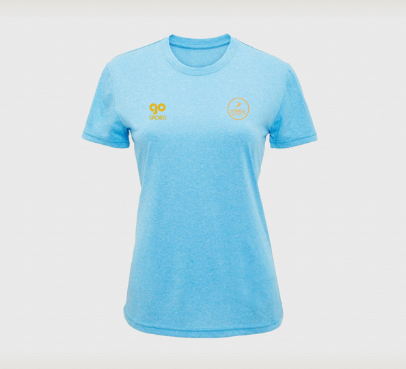 The Runners Diary Ladies Tee Blue