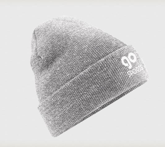 Heather Grey Cuffed Beanie