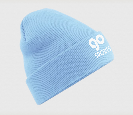 Sky Blue Cuffed Beanie