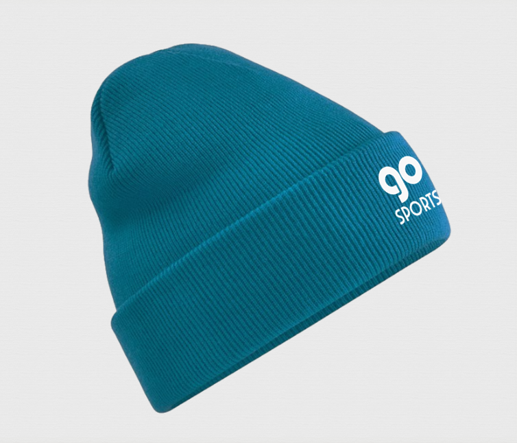 Teal Cuffed Beanie
