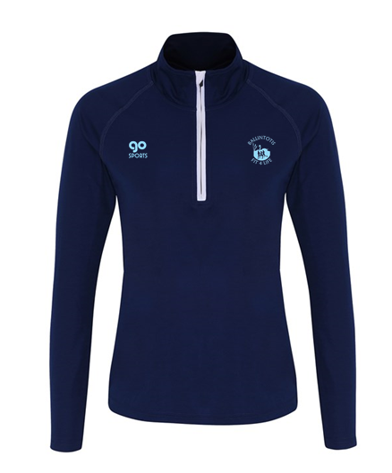 Ladies 1/4 Zip Lightweight Running Top